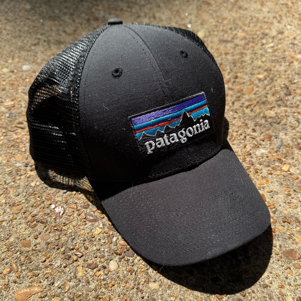 Patagonia Black Mesh Trucker Hat